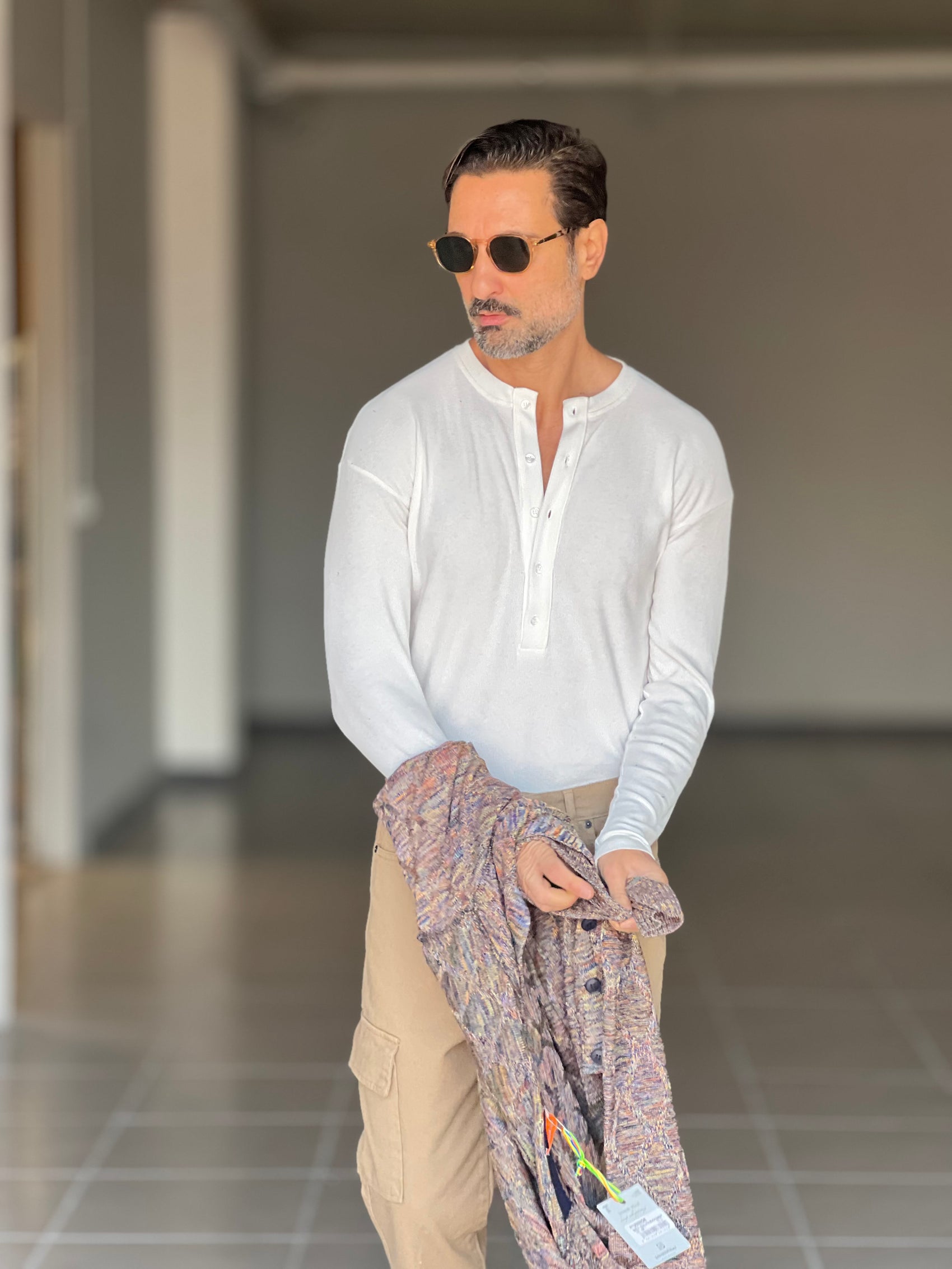 **SERAFINO  BIANCO  MAGLIA  COTONE