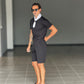 BERMUDA NERO   PINCES COTONE 553