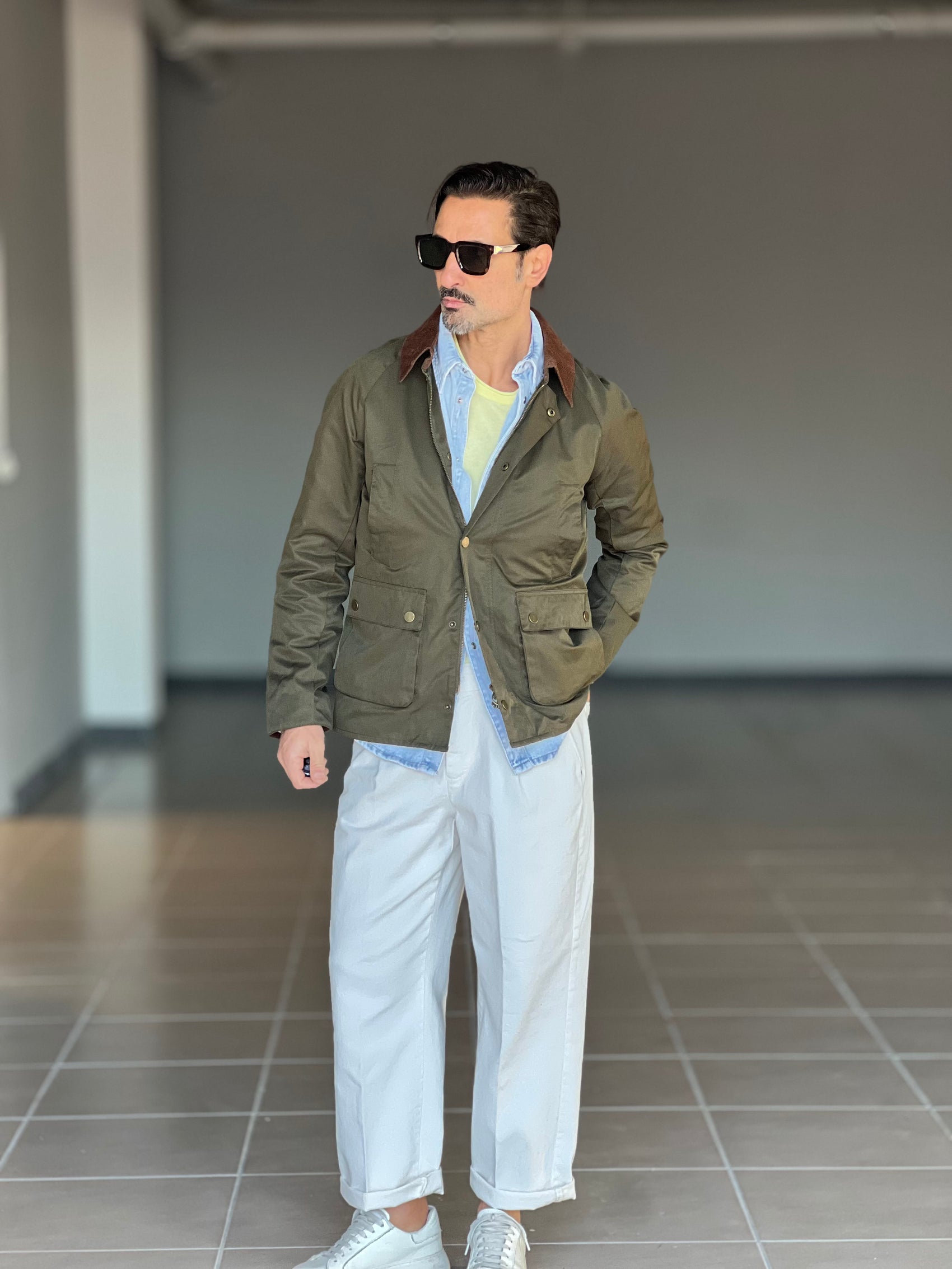 GIUBBINO CERATO COLLO VELLUTO CROP