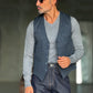 GILET  XAGON MICROFANTASIA BLU