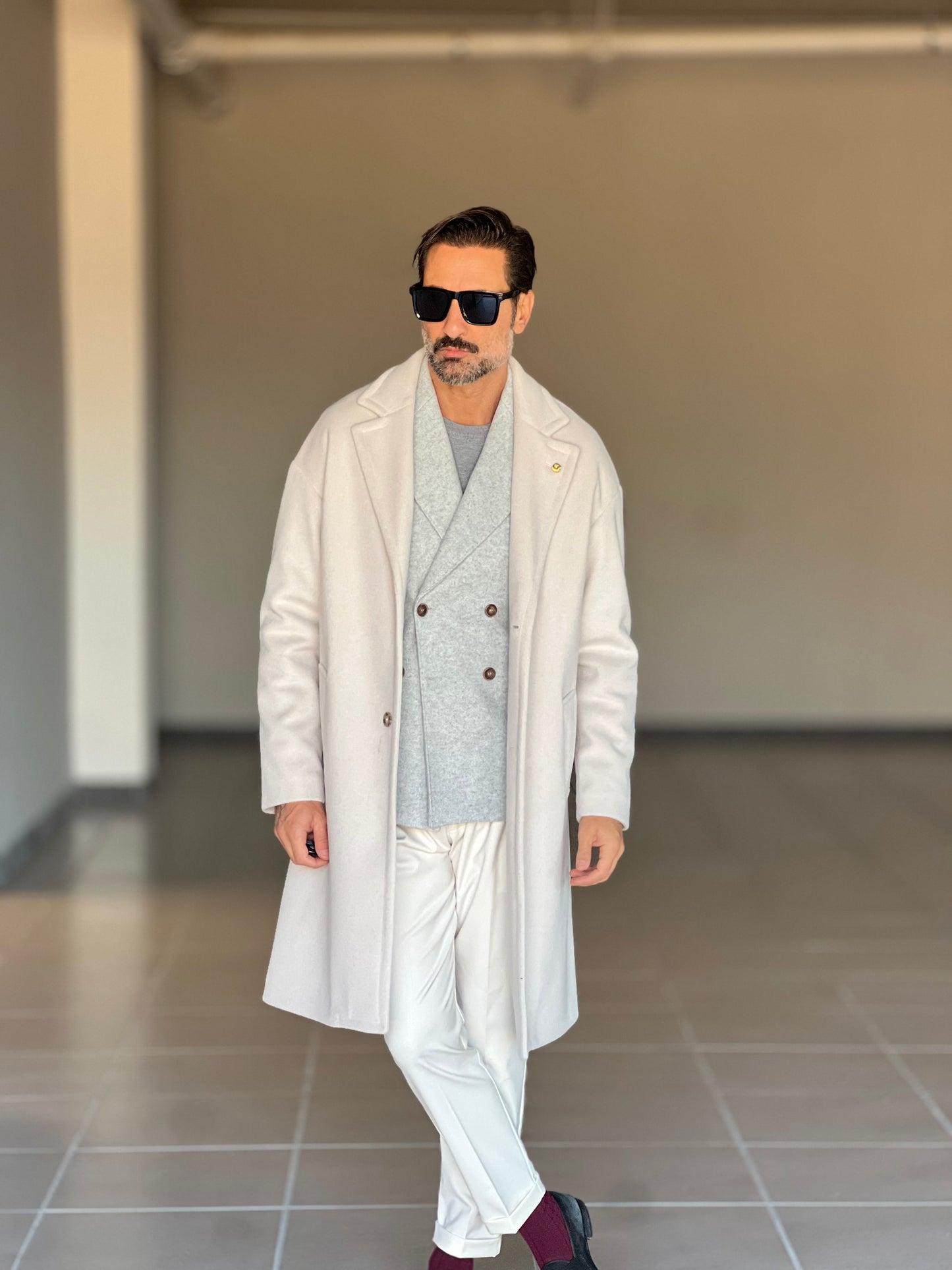 CAPPOTTO  PANNA OVER FIT