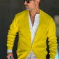 CARDIGAN GIALLO  MAGLIA INGLESE