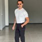 PANTALONE  NERO VISCOSA E MISTI TASCA AMERICA