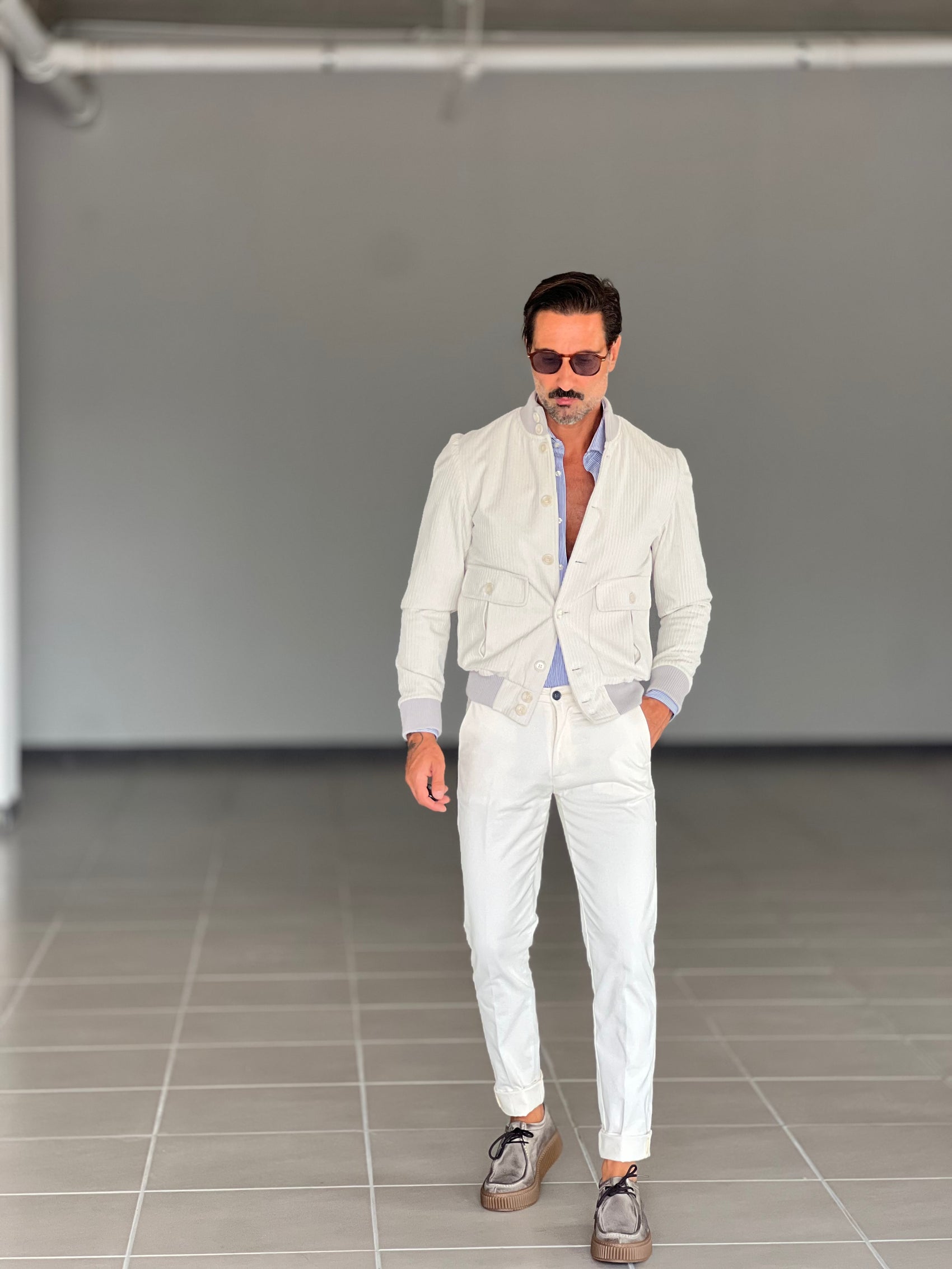 COLLEGE PANNA  VELLUTO MILLERIGHE