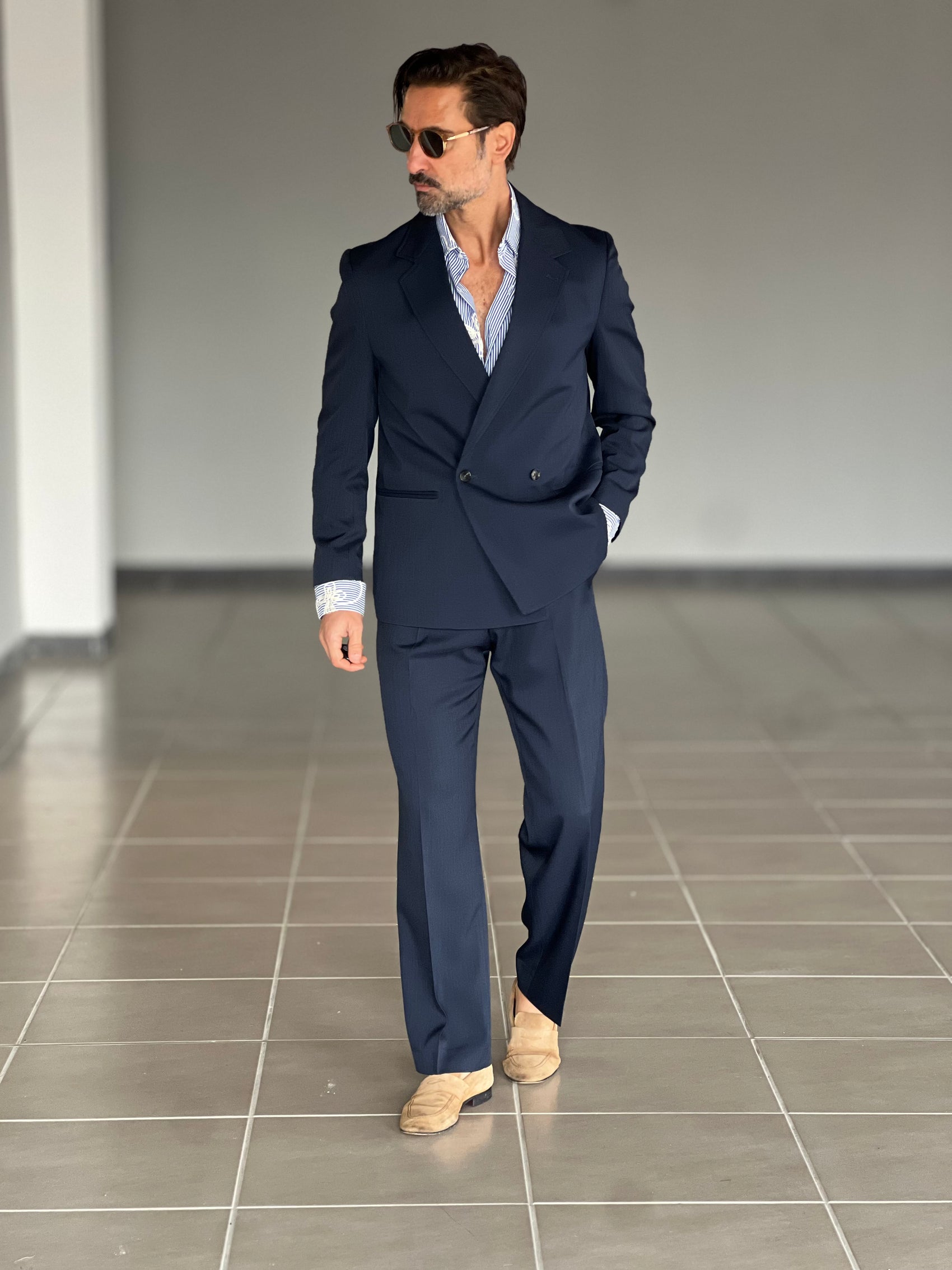 ABITO BLU  DOPPIOPETTO OVER VFIT