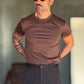 NEW T SHIRT MORO EFFETTO FILO DI SCOZIA