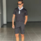 BERMUDA NERO   PINCES COTONE 553