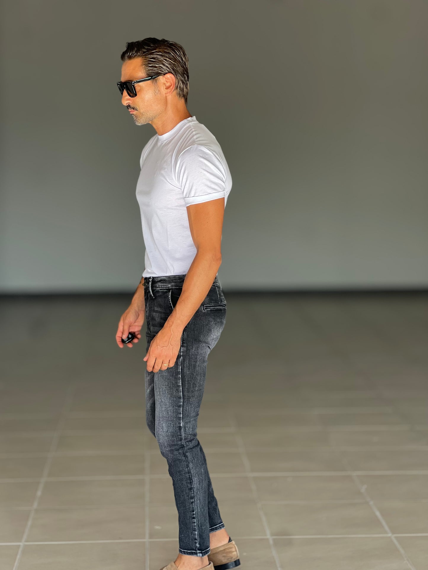 JEANS  BOLOGNA  LAVAGGIO GRIGIO