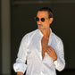 CAMICIA BIANCA  PURO LINO EXTRAFINE