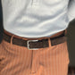 WHITE VISCOSE TROUSERS WITH REGULAR BOTTOM
