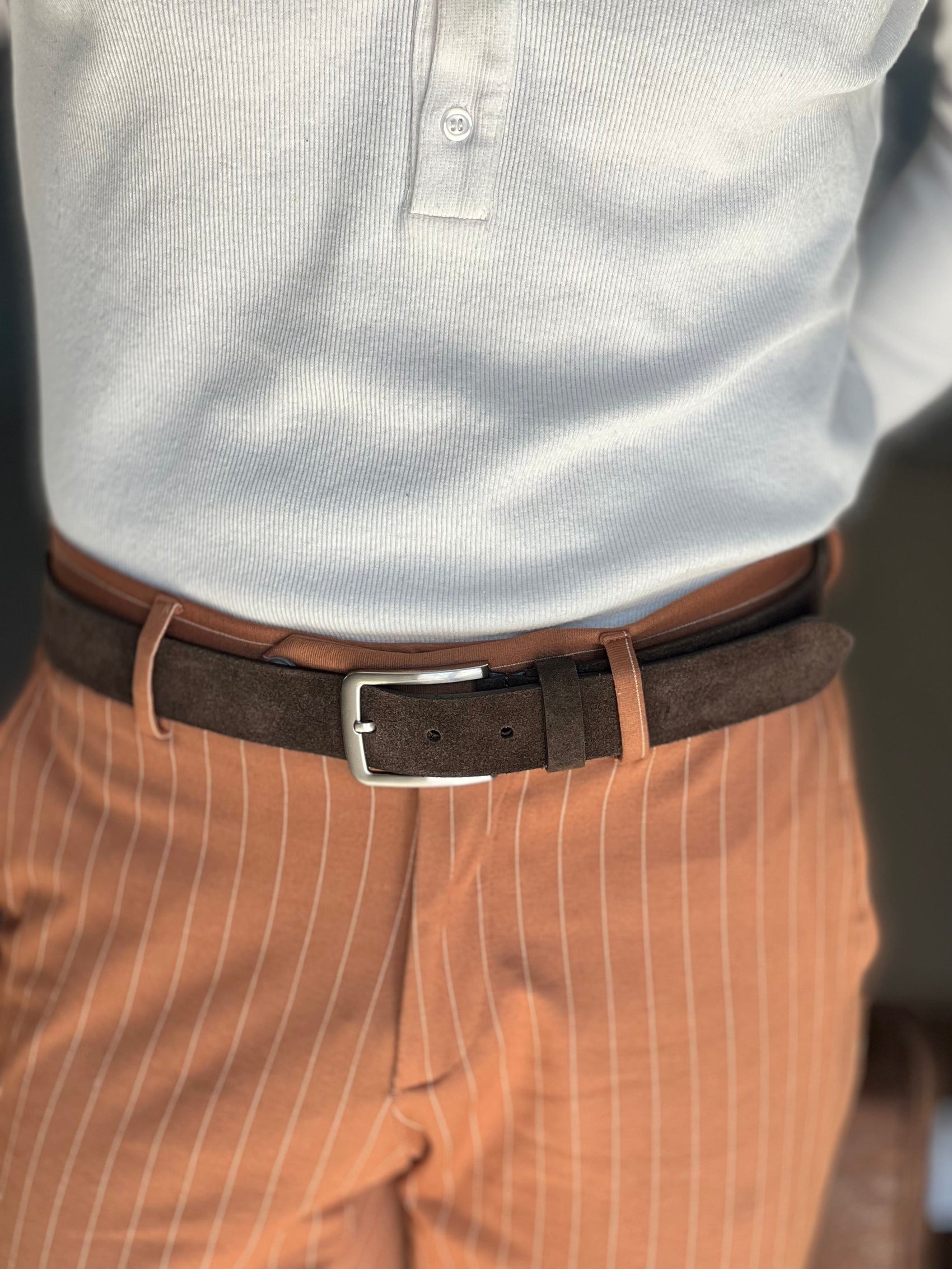 WHITE VISCOSE TROUSERS WITH REGULAR BOTTOM