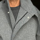 GIUBBINO GRIGIO PANNO COLLO SCIARPA CROP