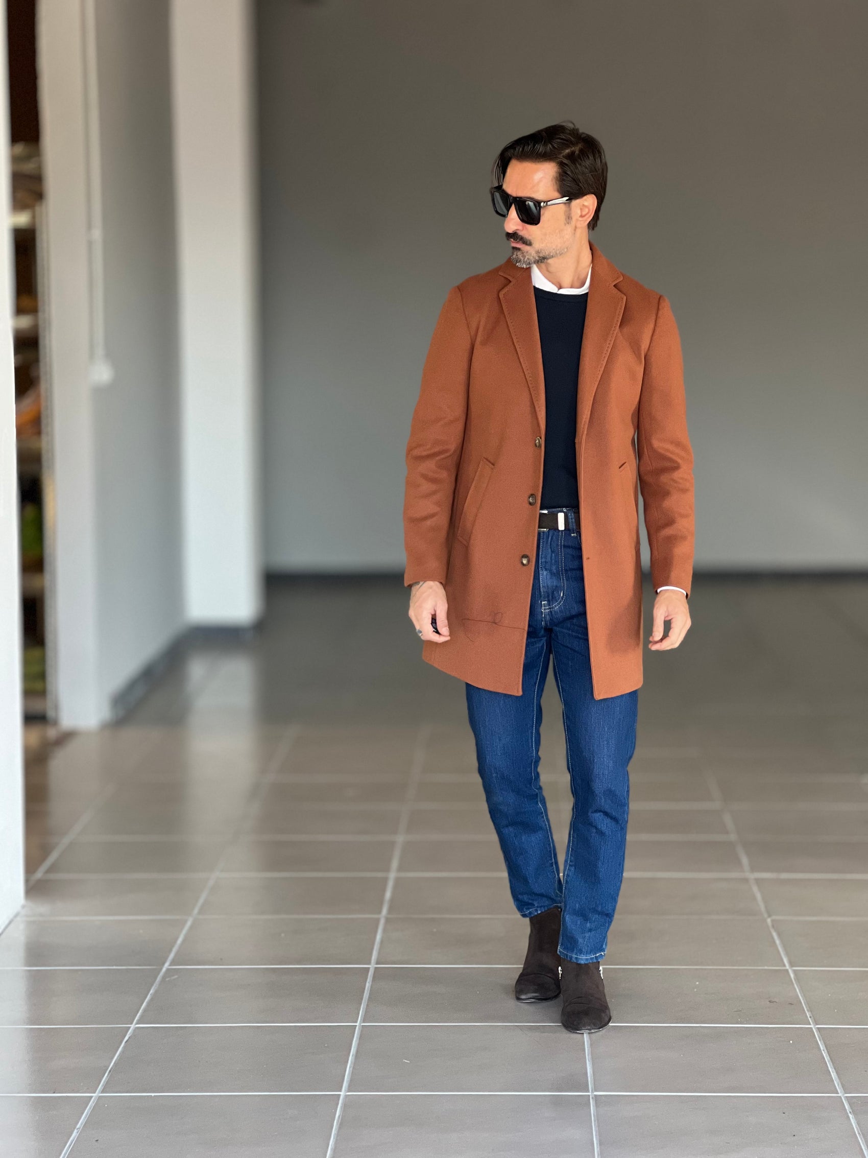 CAPPOTTO  CARAMELLO MODELLO BARONETTO