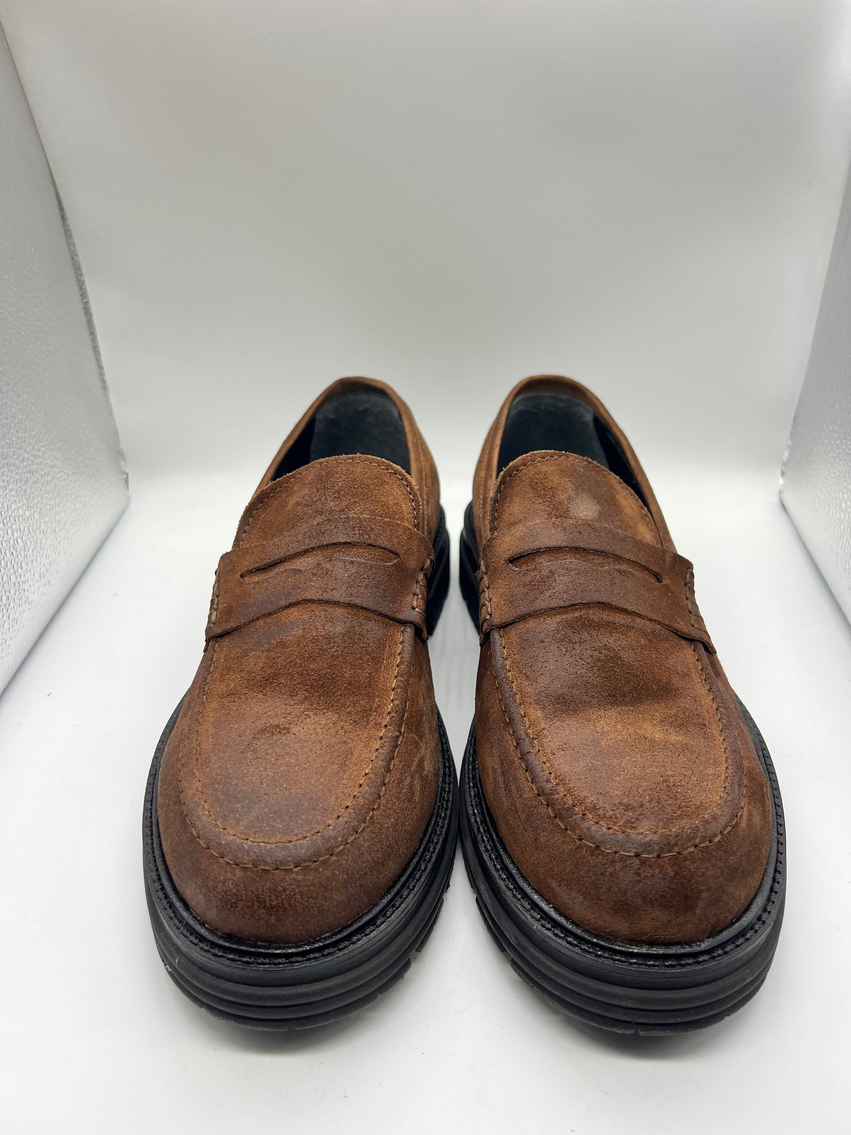 MOCASSINO CUOIO INVECCHIATO FONDO GOMMA