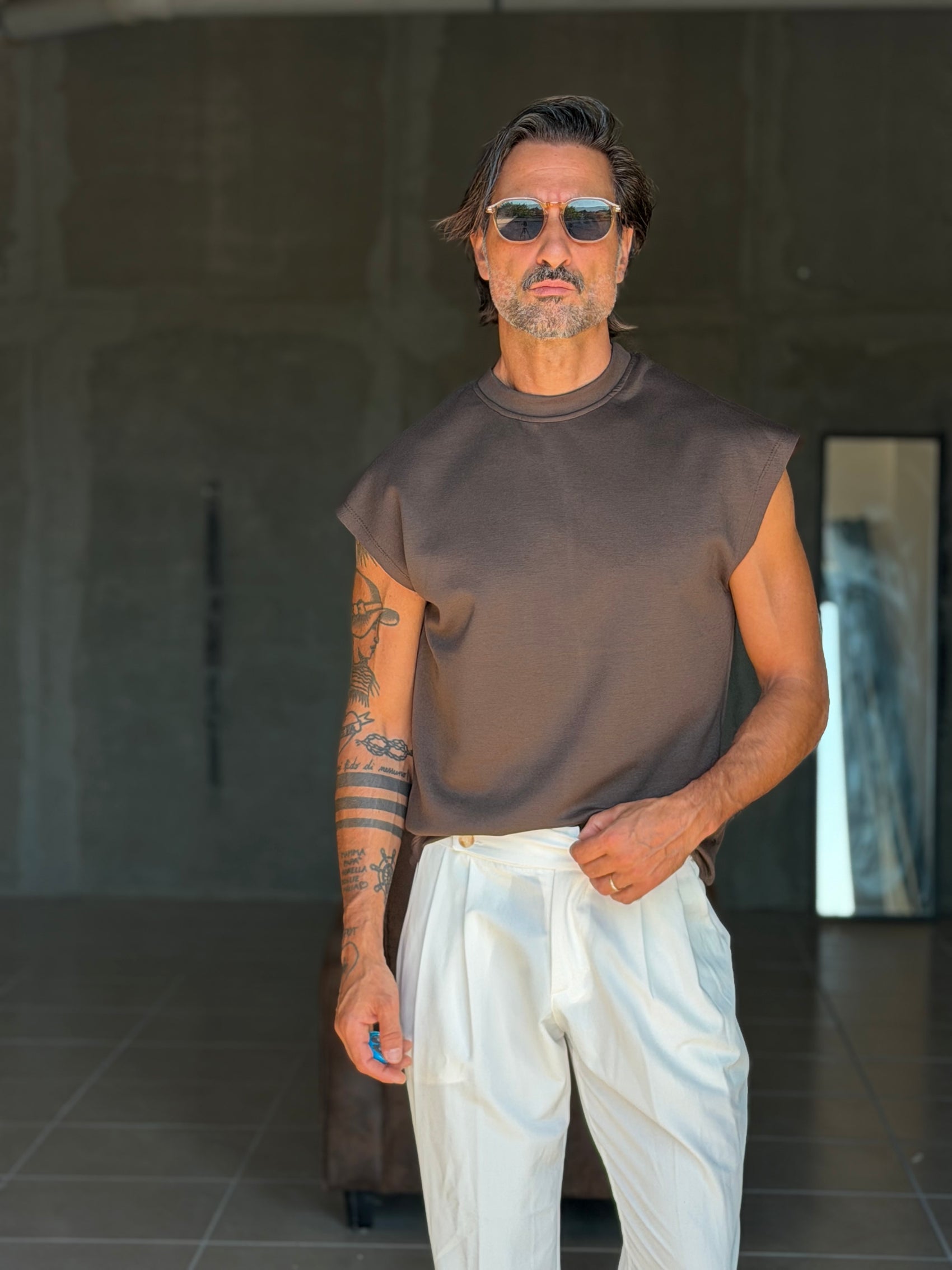 BOAT NECK T SHIRT