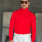 WHITE VISCOSE TROUSERS WITH REGULAR BOTTOM