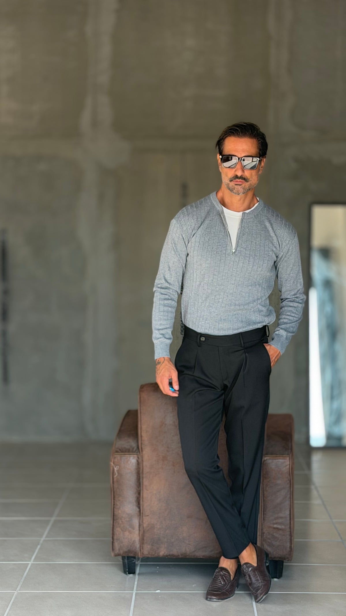 PANTALONE  NERO  DOPPIAPINCES VISCOSA E MISTI