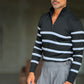WHITE VISCOSE TROUSERS WITH REGULAR BOTTOM