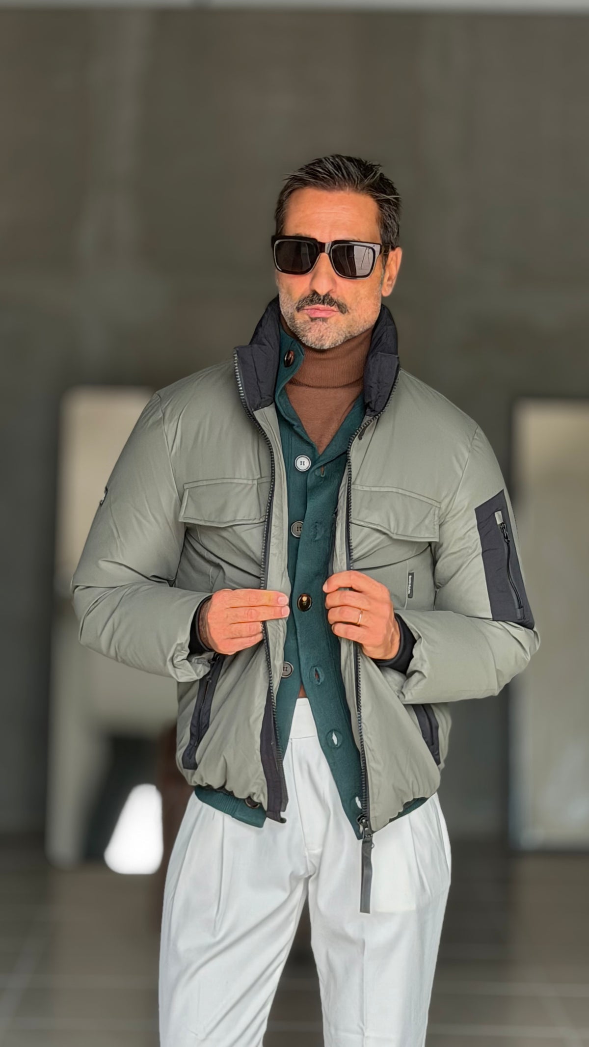 ECORENNA ECRU' BOMBER JACKET