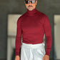WHITE VISCOSE TROUSERS WITH REGULAR BOTTOM