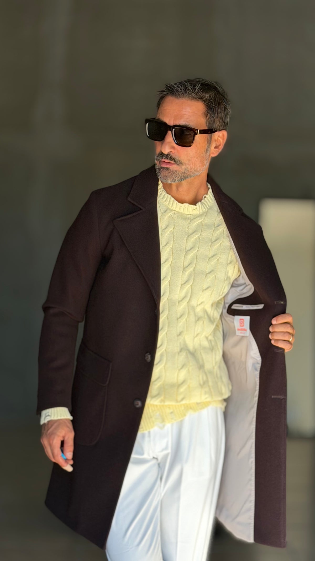 PULLOVER GIALLO  TRECCIA ROTTURE RUGULAR