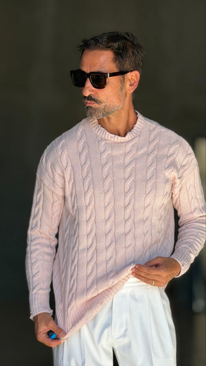 WHITE VISCOSE TROUSERS WITH REGULAR BOTTOM