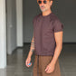 WHITE VISCOSE TROUSERS WITH REGULAR BOTTOM