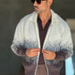 CARDIGAN  POLO PANNA MORO DEGRADE ORSETTO