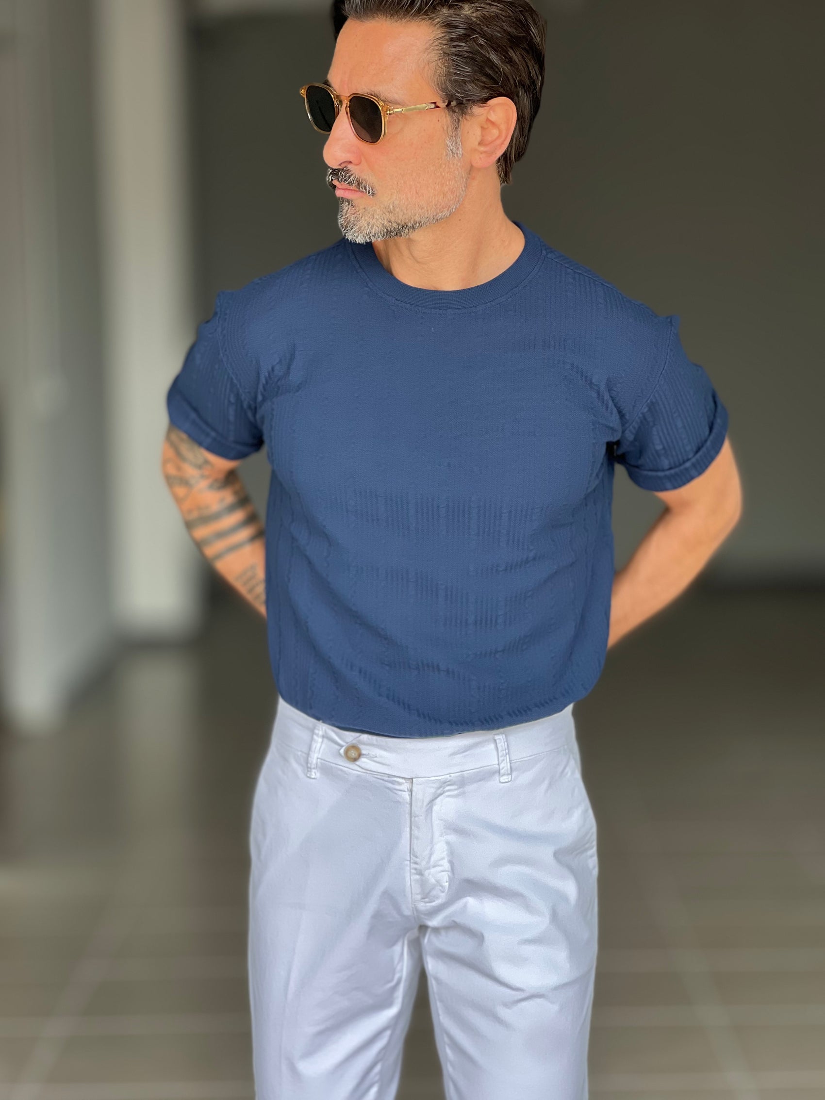 MAGLIA  GIRO BLU DELAVE' KOON
