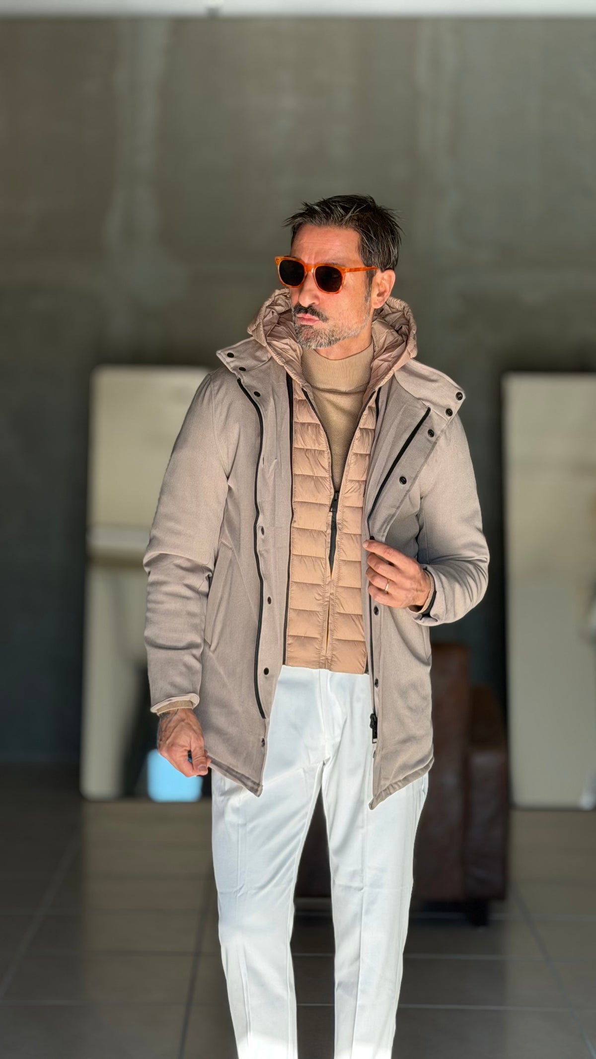 ECORENNA ECRU' BOMBER JACKET