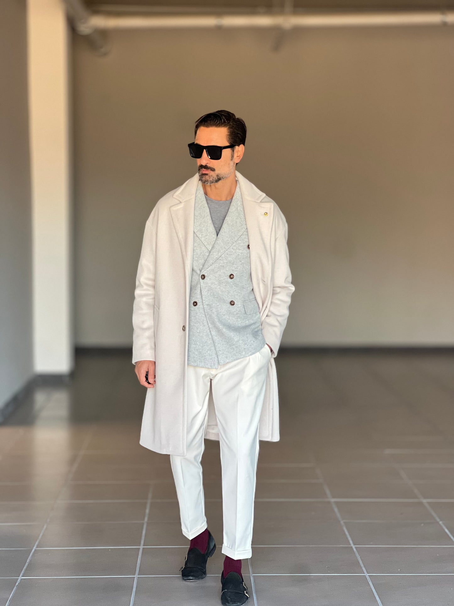 CAPPOTTO  PANNA OVER FIT