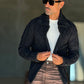 WHITE VISCOSE TROUSERS WITH REGULAR BOTTOM