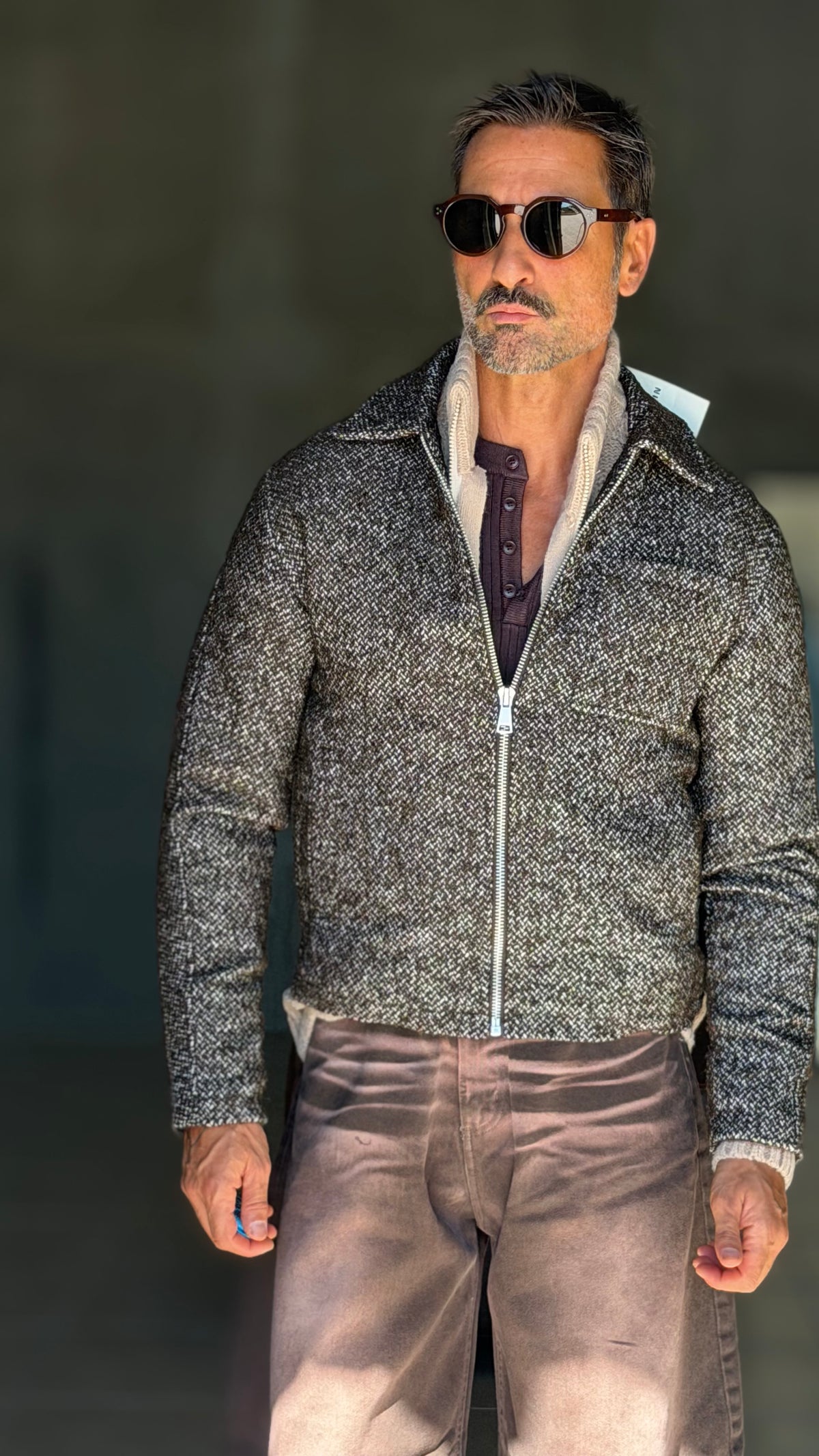 ECORENNA ECRU' BOMBER JACKET