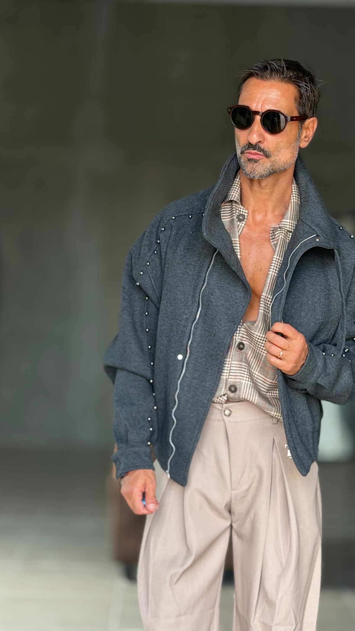 ECORENNA ECRU' BOMBER JACKET