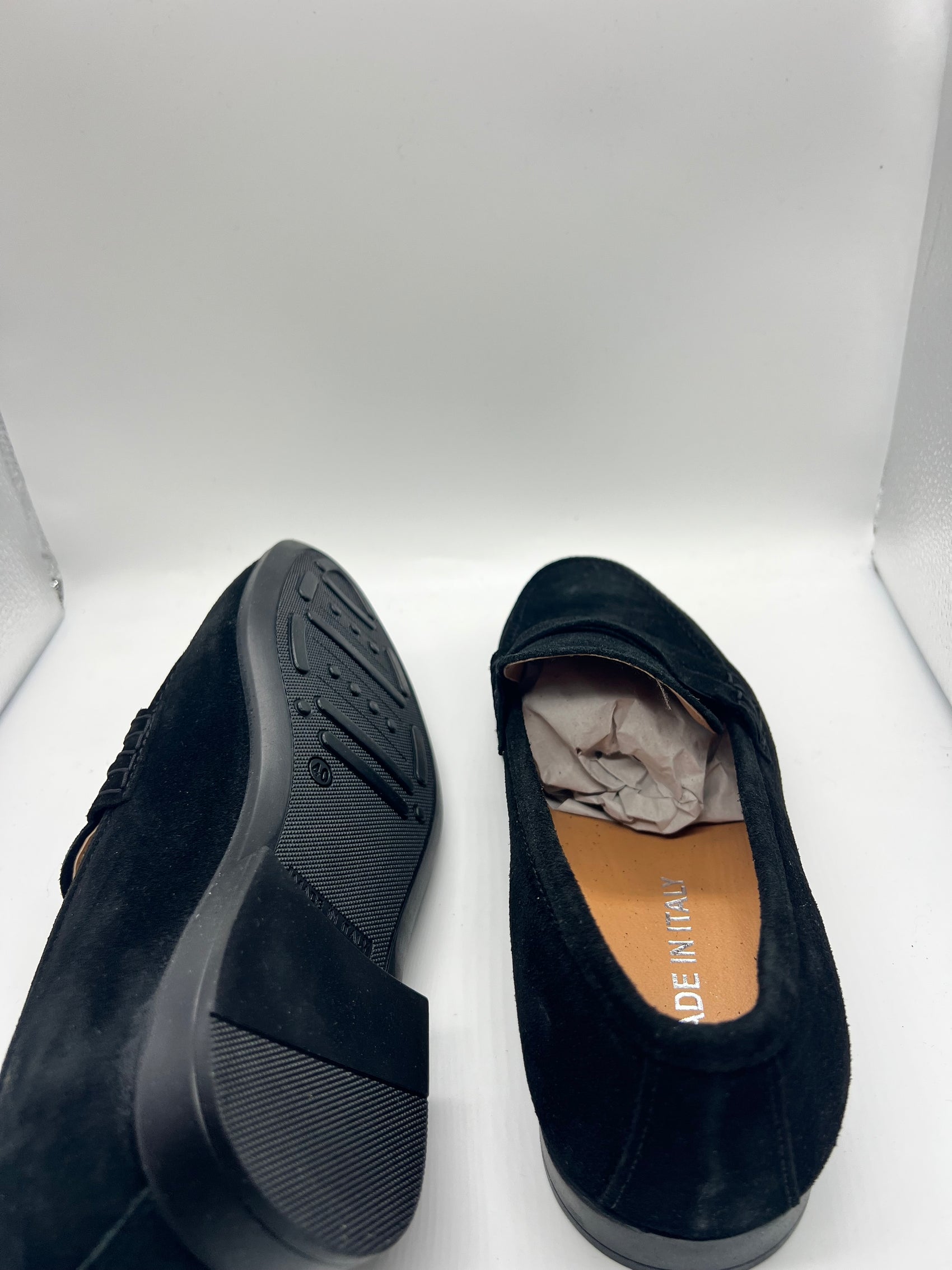 *MOCASSINO NERO  CAMOSCIO SPAZZOLATO