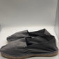 DOUBLE BUCKLE BLACK SUEDE LOAFERS