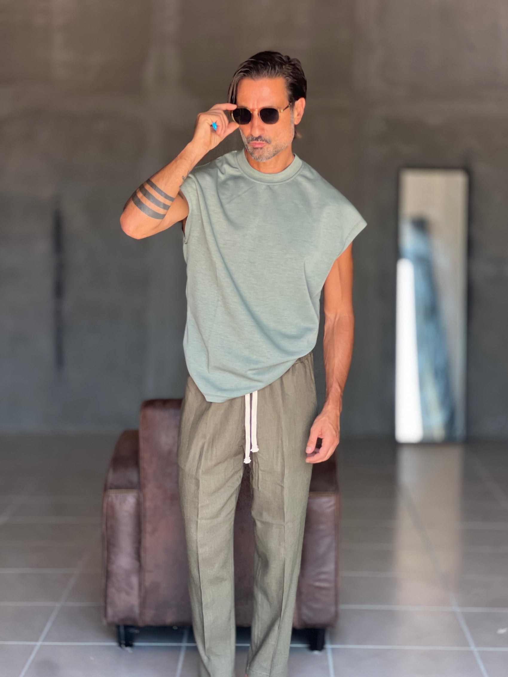 BOAT NECK T SHIRT