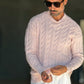 WHITE VISCOSE TROUSERS WITH REGULAR BOTTOM