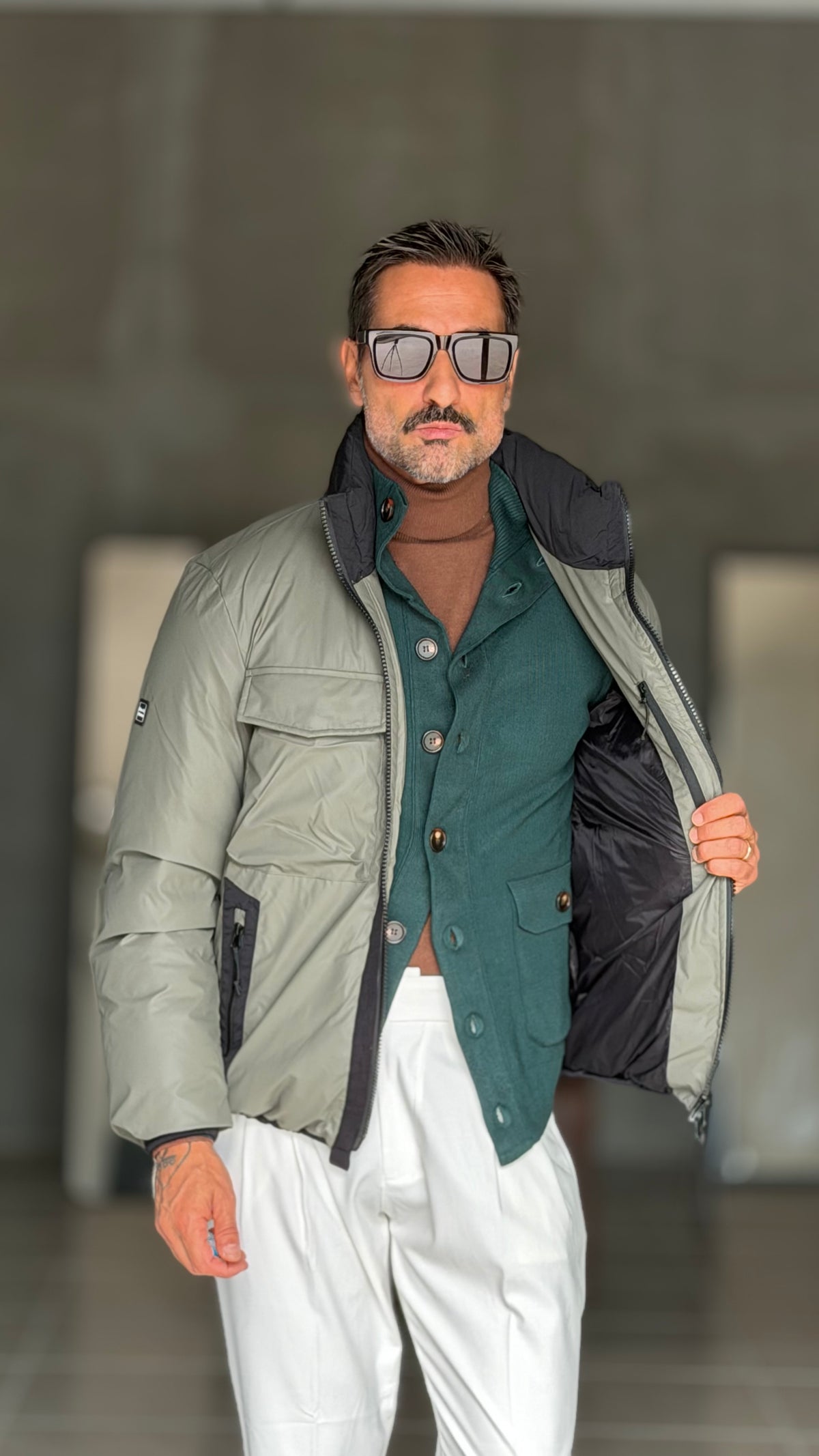 ECORENNA ECRU' BOMBER JACKET