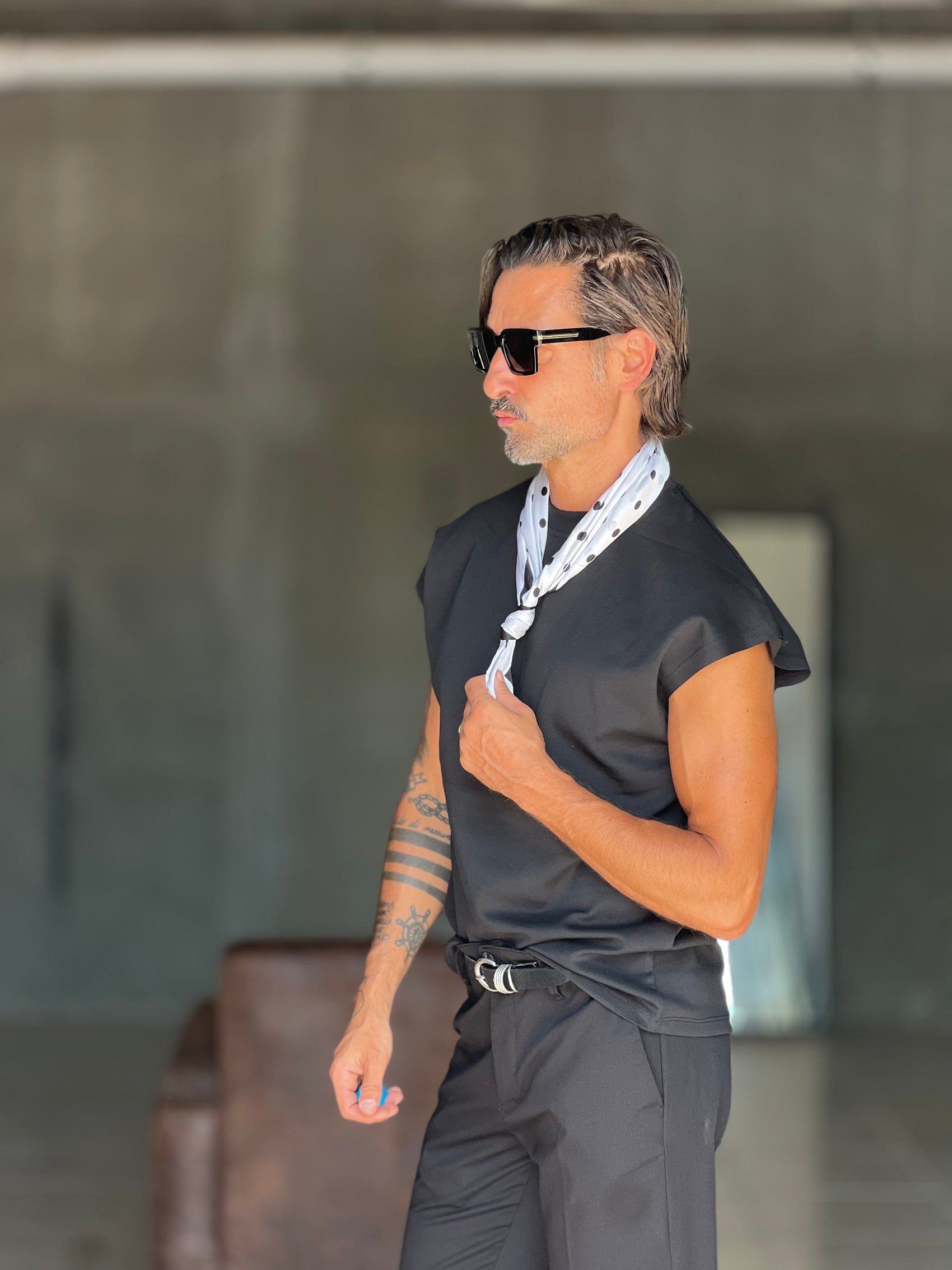 BOAT NECK T SHIRT