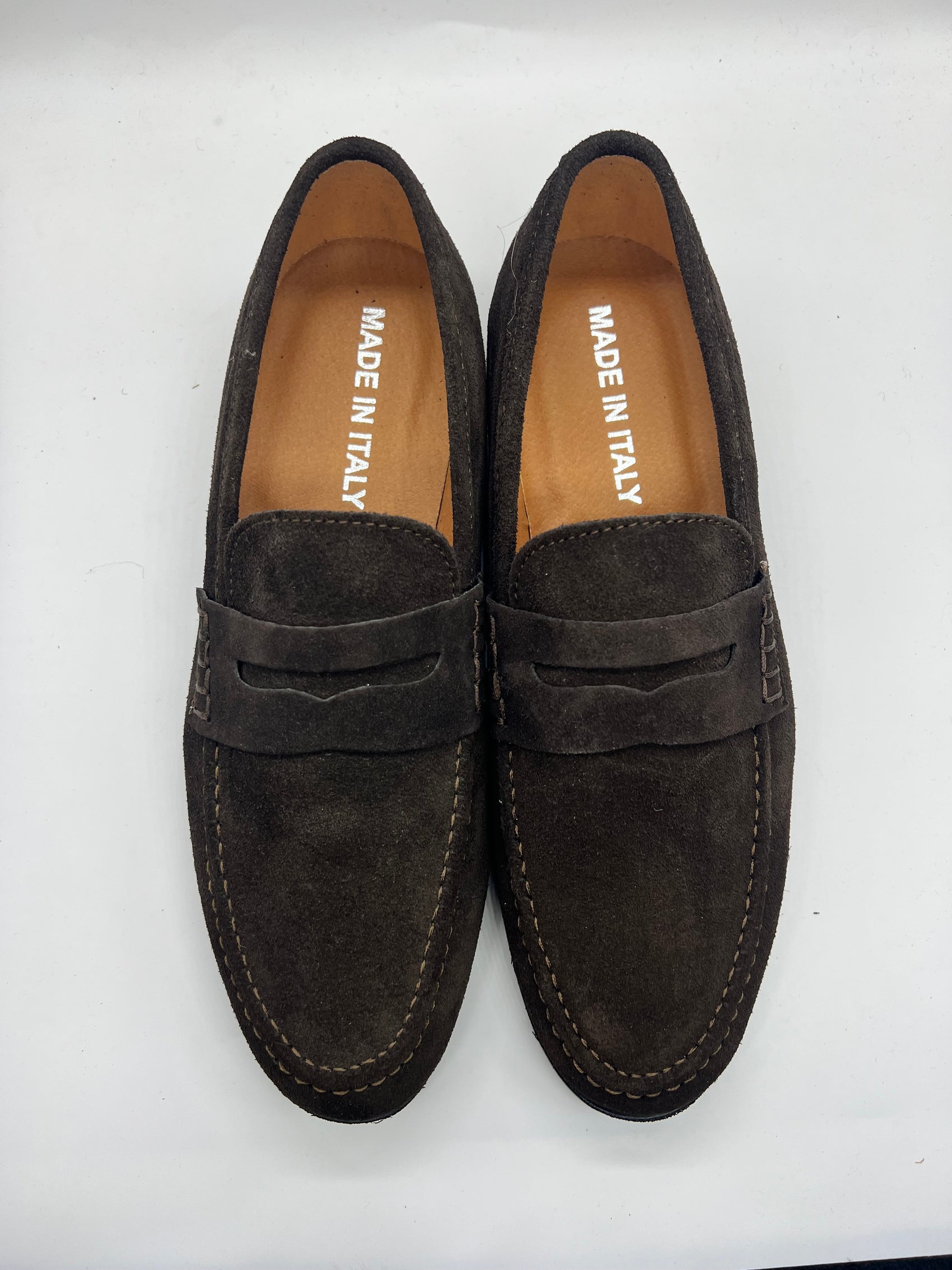 *MOCASSINO MORO CAMOSCIO SPAZZOLATO