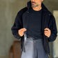 GIUBBINO BLU   PANNO COLLO SCIARPA CROP