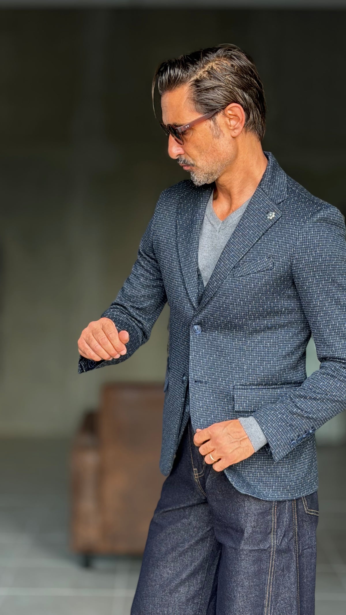 GIACCA XAGON MICROFANTASIA BLU