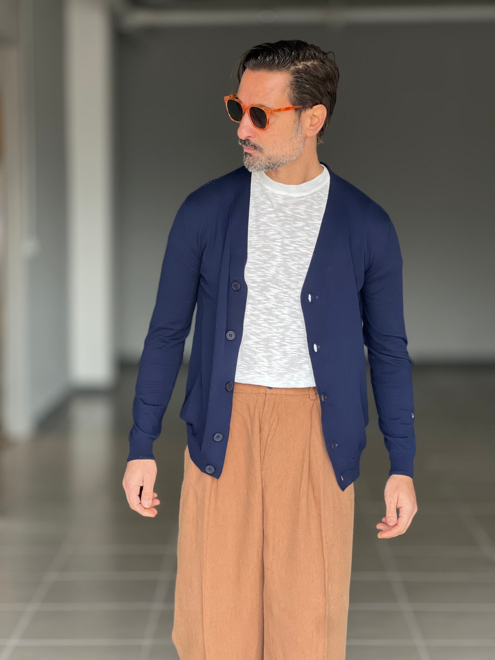 MAGLIA BIANCA  FIAMMATA GIROCOLLO