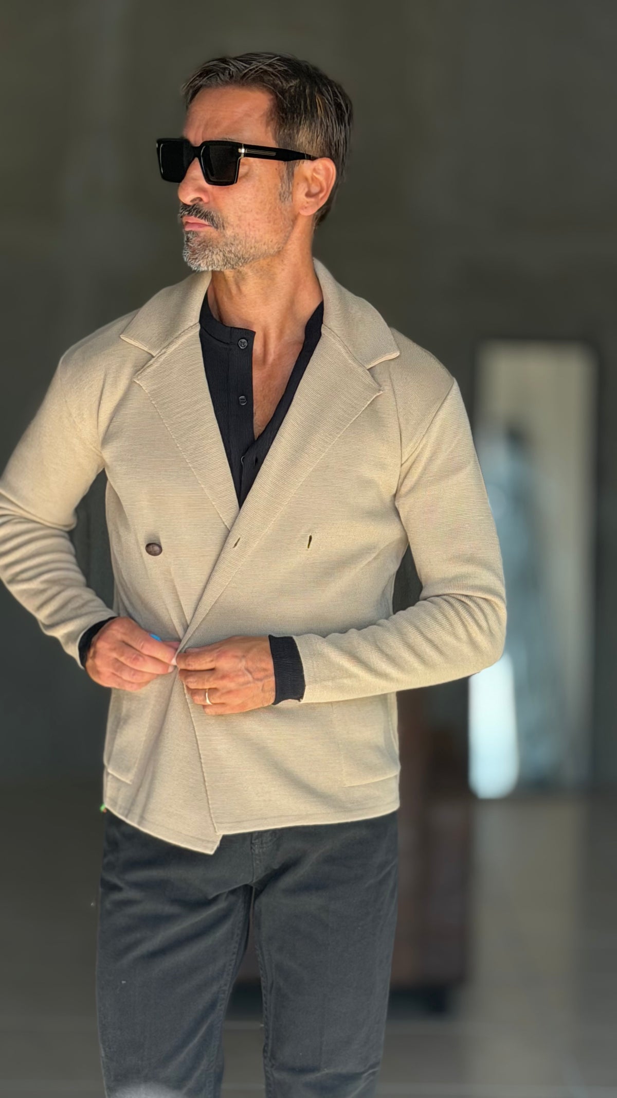 CARDIGAN CORDA DOPPIOPETTO