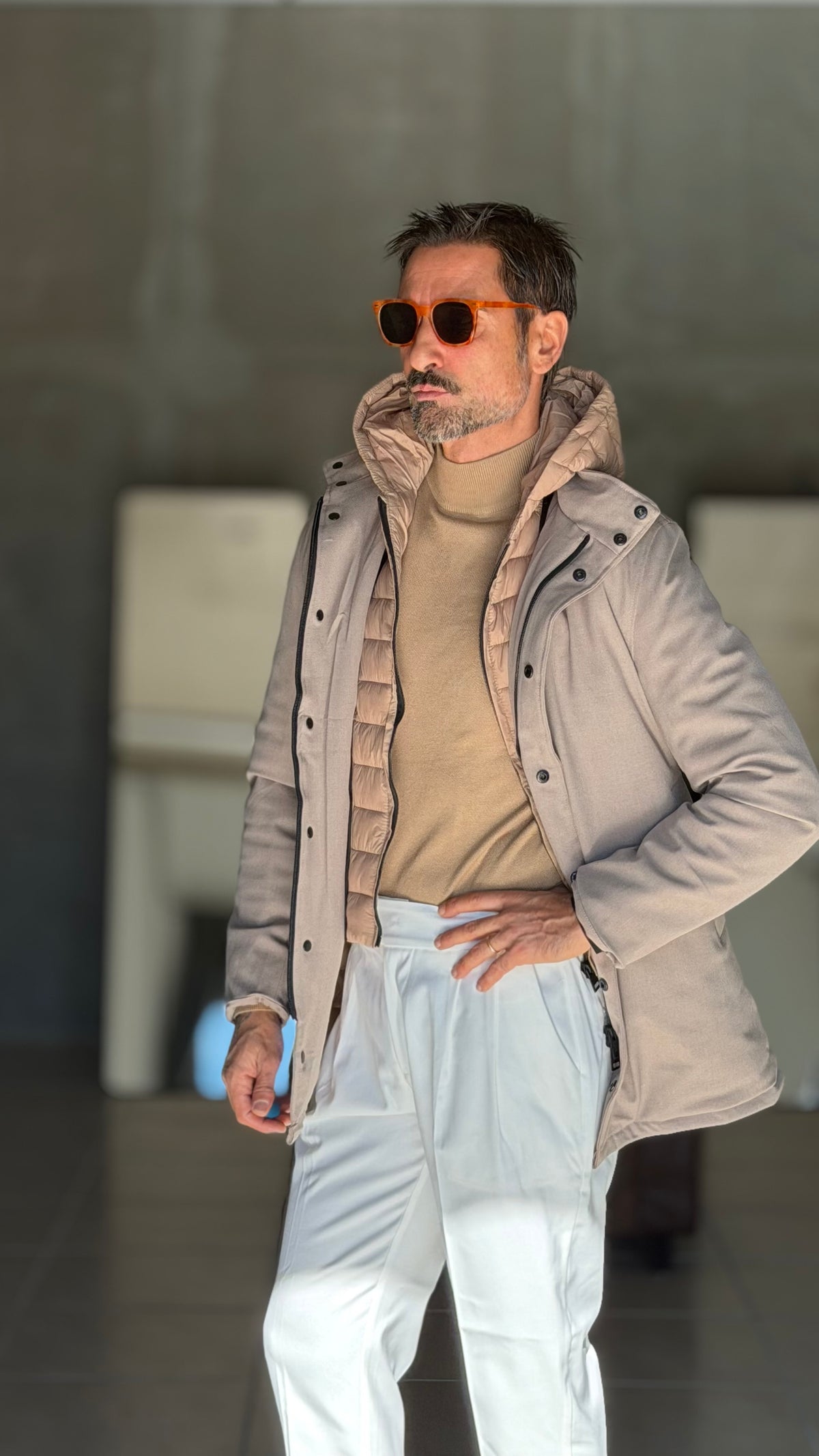 ECORENNA ECRU' BOMBER JACKET