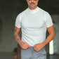 WHITE VISCOSE TROUSERS WITH REGULAR BOTTOM
