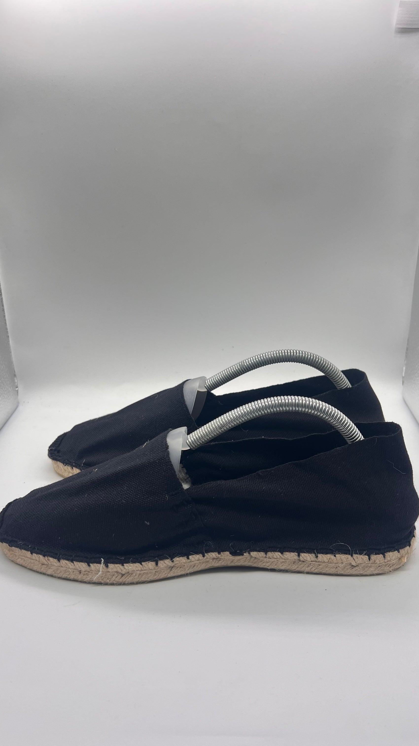 DOUBLE BUCKLE BLACK SUEDE LOAFERS