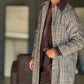 CAPPOTTO TRENCH BL11 PIE DE POULE OVERSIZE