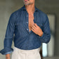 CAMICIA DEPOT  DENIM LAVAGGIO MEDIO  TEXANA